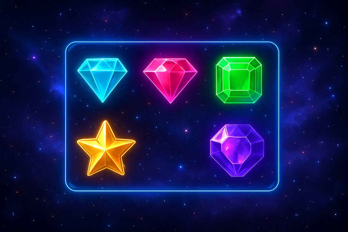 Starburst kozmik mücevher slot makaraları
