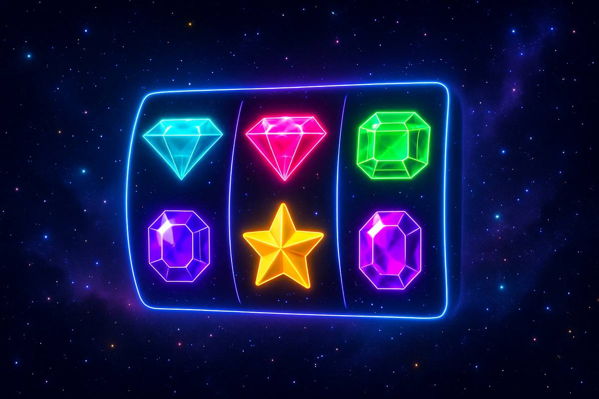 Yakın çekim Starburst kristal sembolleri